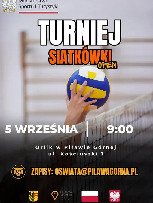 Turniej siatkówki na Orliku w Piławie Górnej – zapisy trwają
