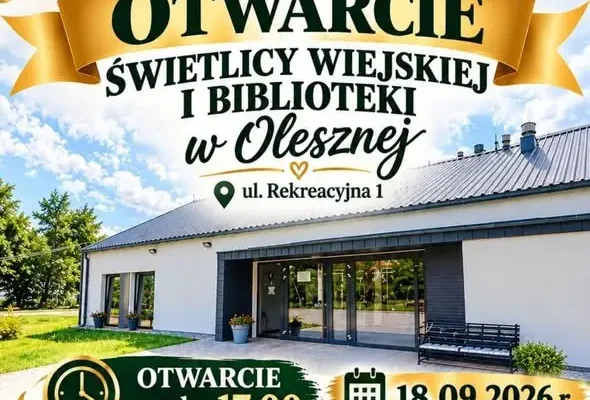 Oleszna ma nowy budynek wielofunkcyjny. Kosztował ponad 3 mln zł