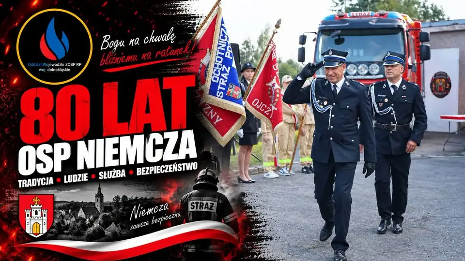 Jubileusz 80-lecia OSP Niemcza – hołd dla strażackiej służby