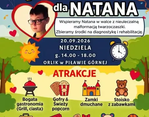Piława Górna: charytatywny turniej i festyn dla Natana już 20 września