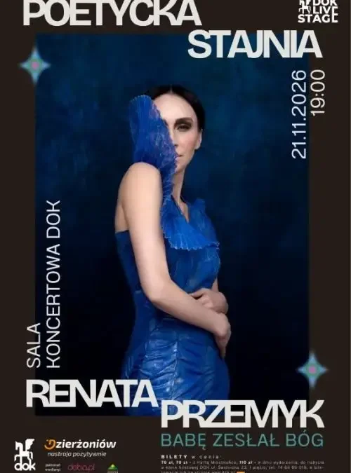 Renata Przemyk wystąpi w Dzierżoniowie – koncert w Poetyckiej Stajni