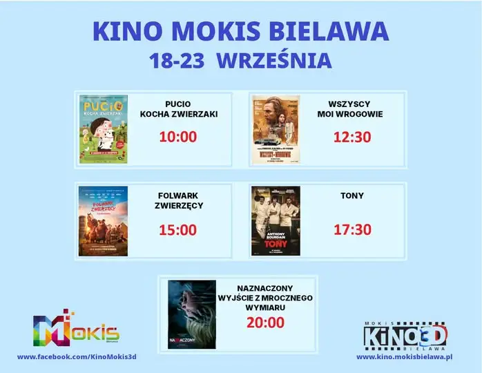 Kino MOKiS w Bielawie zaprasza na nowy repertuar od 18 września