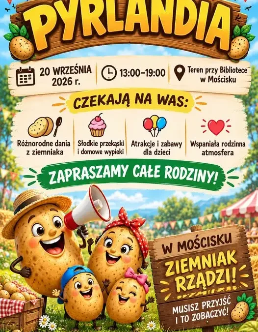 Pyrlandia w Mościsku – rodzinny festyn z ziemniakiem w roli głównej