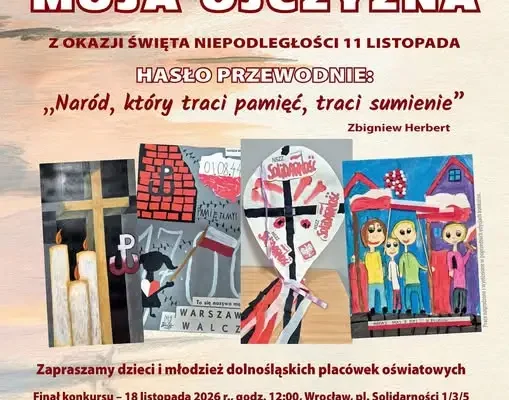 XXVII konkurs plastyczny „Mój dom, moje miasto, moja Ojczyzna” – zaproszenie dla dolnośląskich szkół