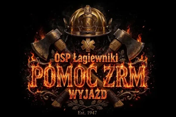 OSP Łagiewniki pomagała ZRM w ewakuacji pacjenta w Radzikowie