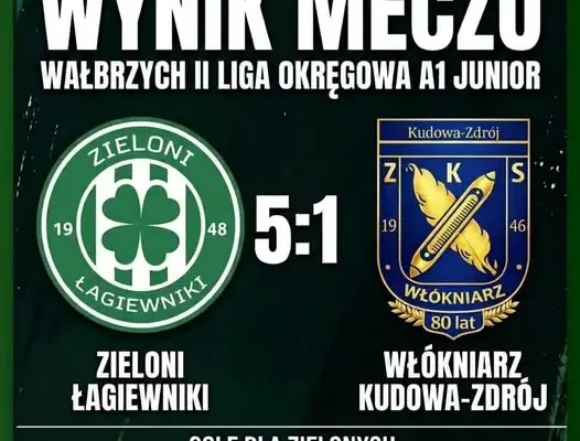 Zieloni rozgromili Włókniarza. Juniorzy wygrali 5:1