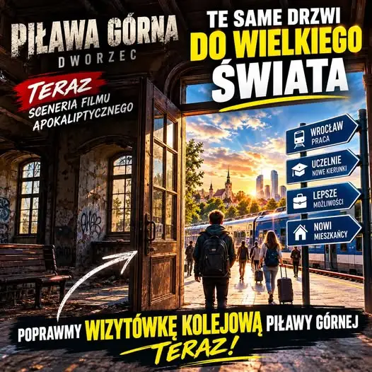 Piława Górna przed kolejową szansą. Dworzec wymaga pilnych zmian