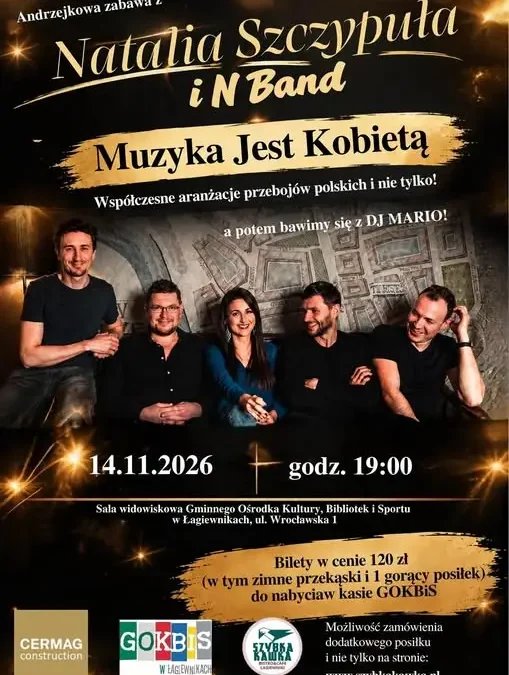 Andrzejkowa zabawa z Natalią Szczypułą i N Band w Łagiewnikach