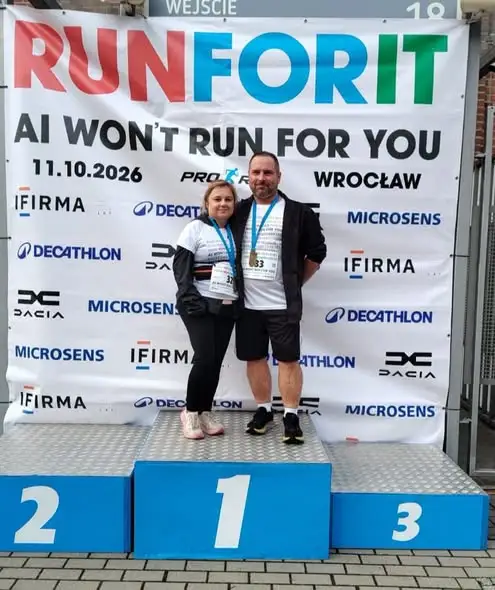 Piławscy biegacze na Run For IT 2026 we Wrocławiu