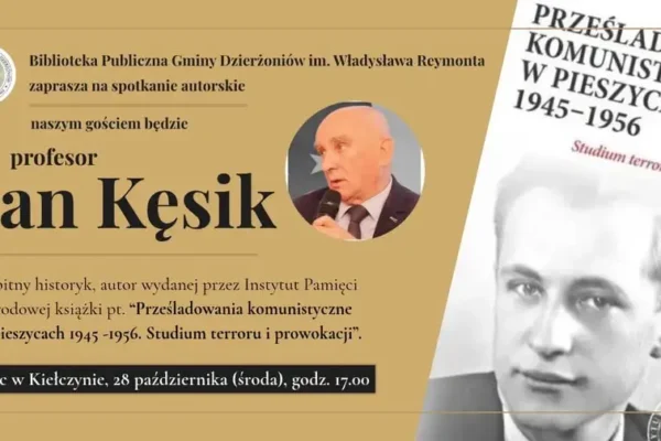 Spotkanie autorskie z prof. Janem Kęsikiem w Pałacu w Kiełczynie