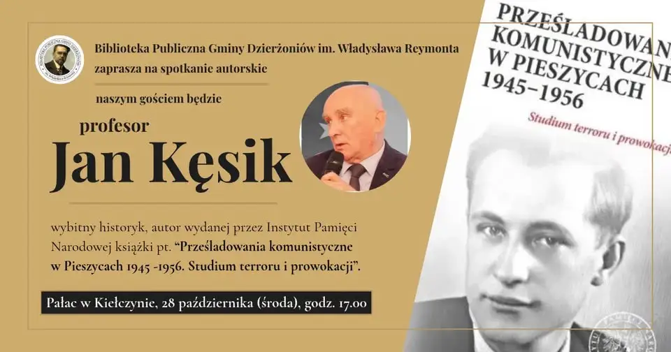 Spotkanie autorskie z prof. Janem Kęsikiem w Pałacu w Kiełczynie