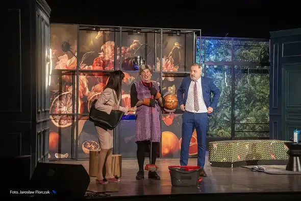 Francuski numerek rozśmieszył publiczność w Teatrze Robotniczym w Bielawie