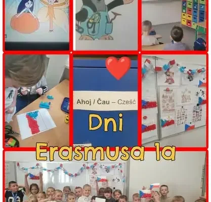 Dni Erasmusa w klasach 1–3: podróż przez kraje i kultury