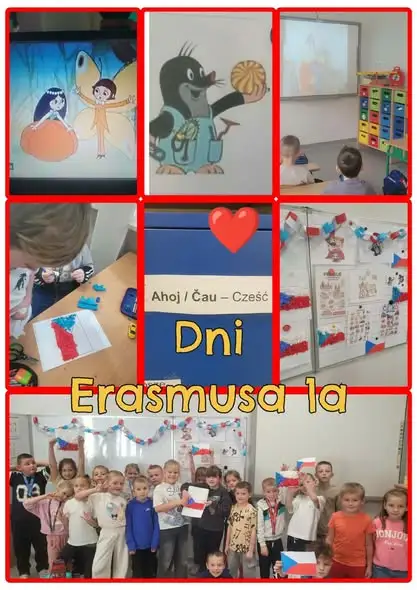 Dni Erasmusa w klasach 1–3: podróż przez kraje i kultury