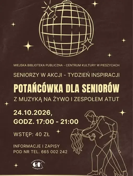 Potańcówka dla seniorów w Pieszycach – muzyka na żywo i zespół ATUT