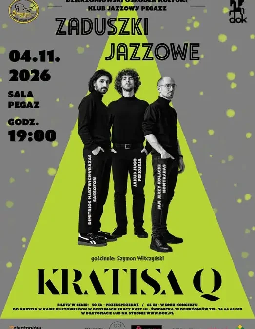 Kratisa Q zagra w Dzierżoniowie – grecko-jazzowa podróż z albumem „Flare”