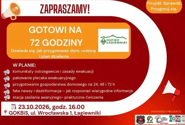 Bezpłatne szkolenia z bezpieczeństwa w gminie Łagiewniki – sprawdź harmonogram