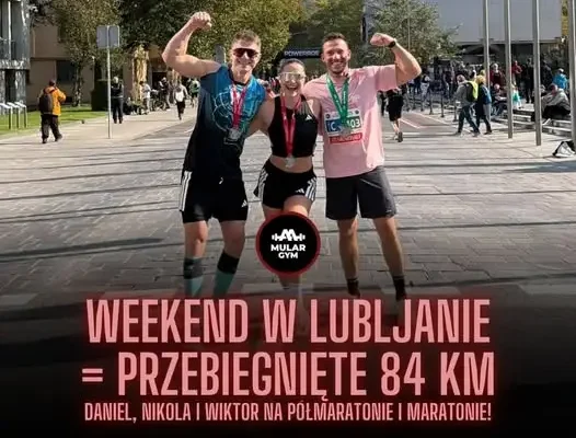 MularGym w Lublanie: maraton i półmaraton z sukcesami