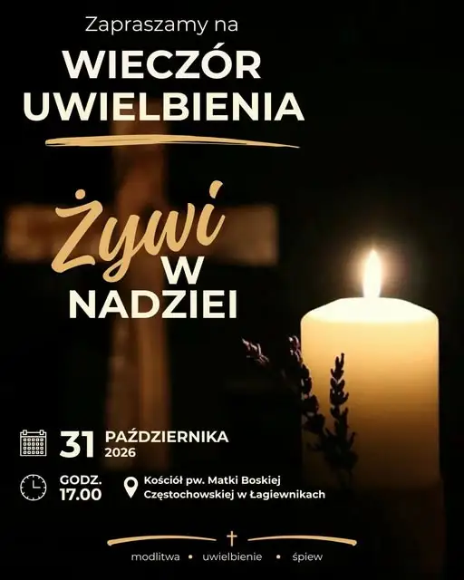 Wieczór uwielbienia w Łagiewnikach – 31 października 2026