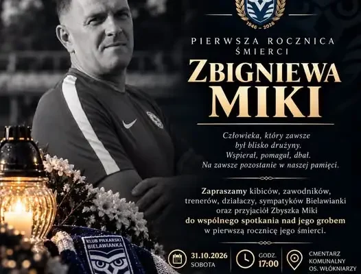 Rocznica śmierci Zbigniewa Miki – Bielawianka zaprasza na wspólne spotkanie przy grobie